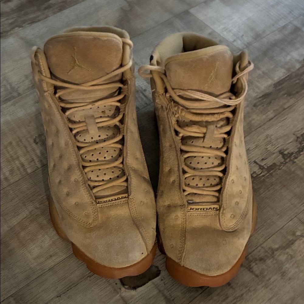 Jordan Men's Beige High-Top Sneakers
